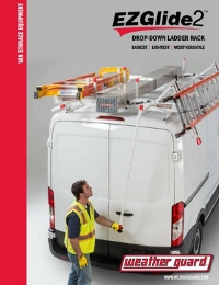 WEATHER GUARD EZGLIDE2 Drop-Down Ladder Rack Van Solutions Brochure